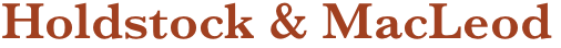 Holdstock & MacLeod